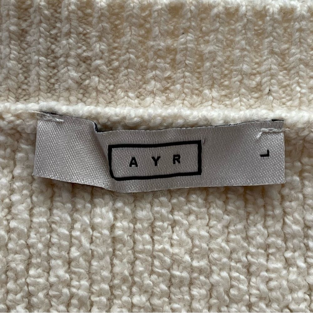 AYR Gelato The Uptown Girl Organic Cotton Cardigan Size Large - Picture 11 of 15
